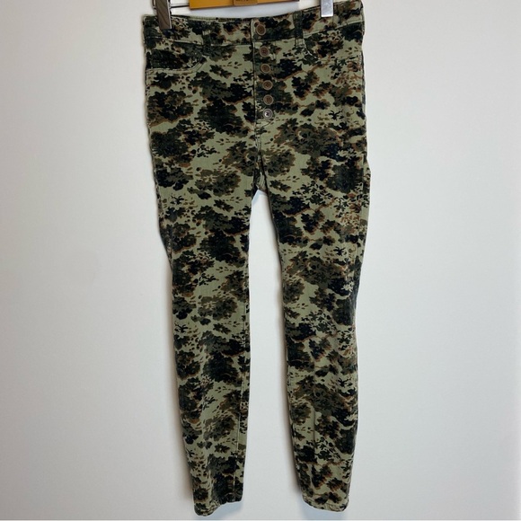 Anthropologie Pilcro High-Rise Button-Fly Skinny Corduroy Pants - Picture 4 of 6